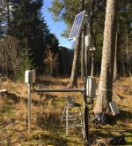 Waldstandorte stellen besondere Herausforderungen an Bodenmessstationen. Der Stromsparmodus sowie grössere Solarpanel und Stützbatterien helfen diese zu lösen.