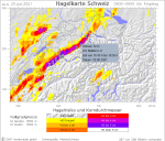 Hagelzug vom 20 6 2021