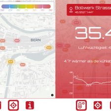 Screenshot Hitzekarte